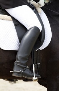 Using leg with a dressage horse