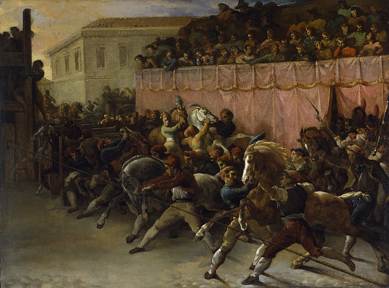 800px-Théodore_Géricault_-_Riderless_Racers_at_Rome_-_Walters_37189.jpg