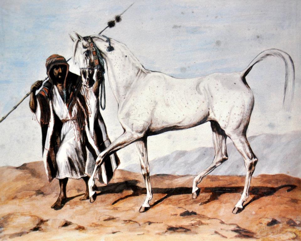 Arabian stallion Koheilan - Юлиус Коссак.jpg