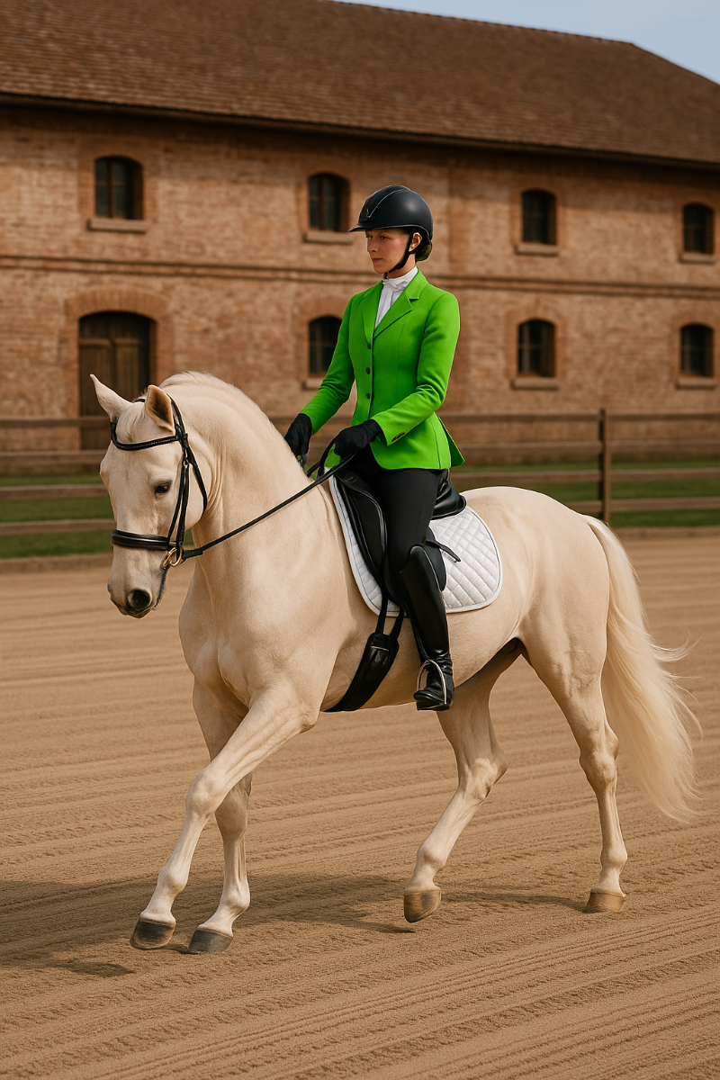 Наездница в ярко-зеленом костюме.png
