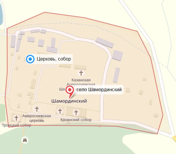 Шамордино на карте.webp
